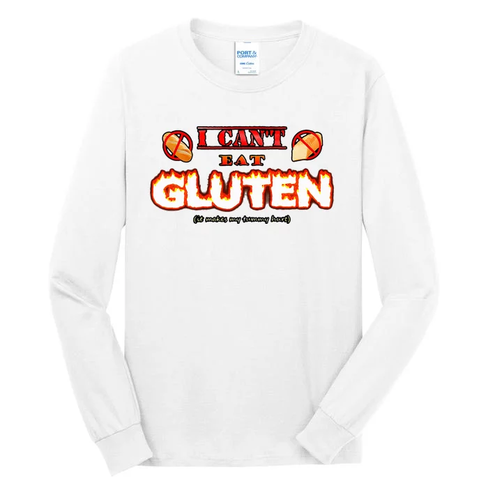 I CanT Eat Gluten It Makes My Tummy Hurt Tall Long Sleeve T-Shirt