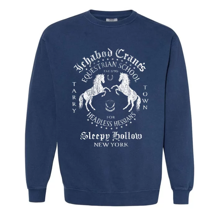 Ichabod Crane Equestrian School Sleepy Hollow Garment-Dyed Sweatshirt