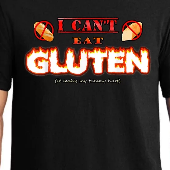 I Can't Eat Gluten It Makes My Tummy Hurt Apparel Pajama Set