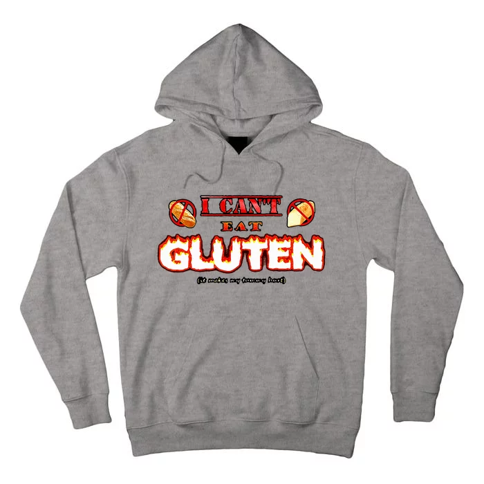 I CanT Eat Gluten It Makes My Tummy Tall Hoodie