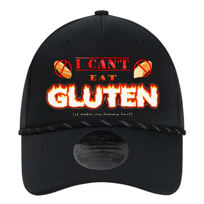 I Can't Eat Gluten It Makes My Tummy Hurt Apparel Performance The Dyno Cap