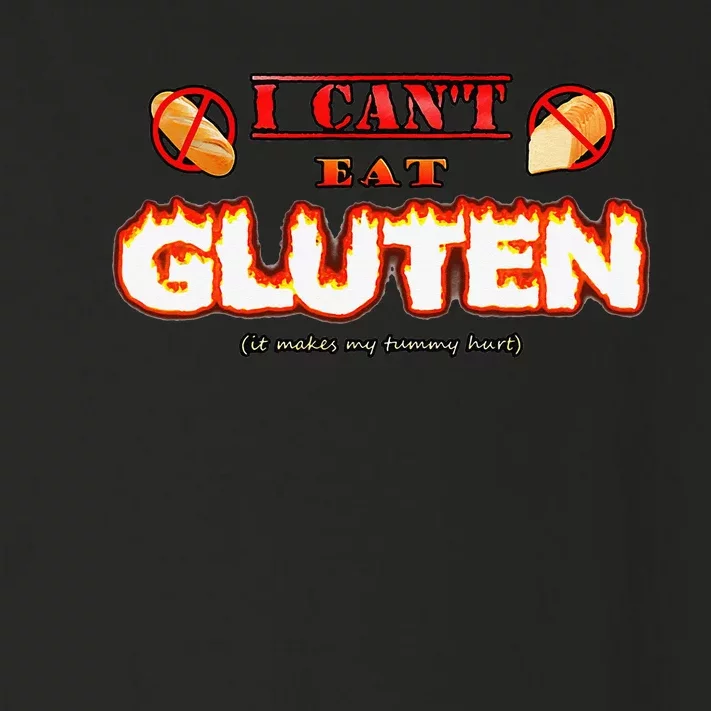 I Can't Eat Gluten It Makes My Tummy Hurt Apparel Toddler Long Sleeve Shirt