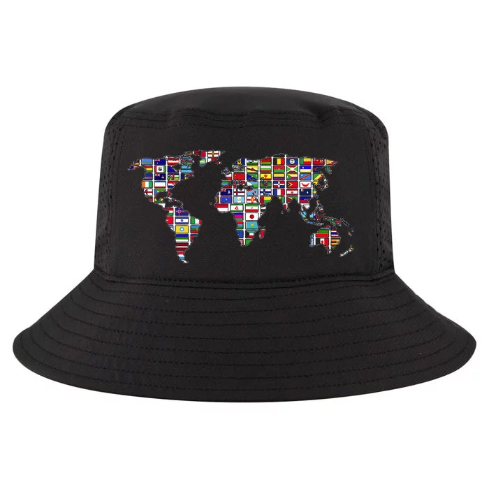 International Country Flags Traveling Countries World Flags Cool Comfort Performance Bucket Hat