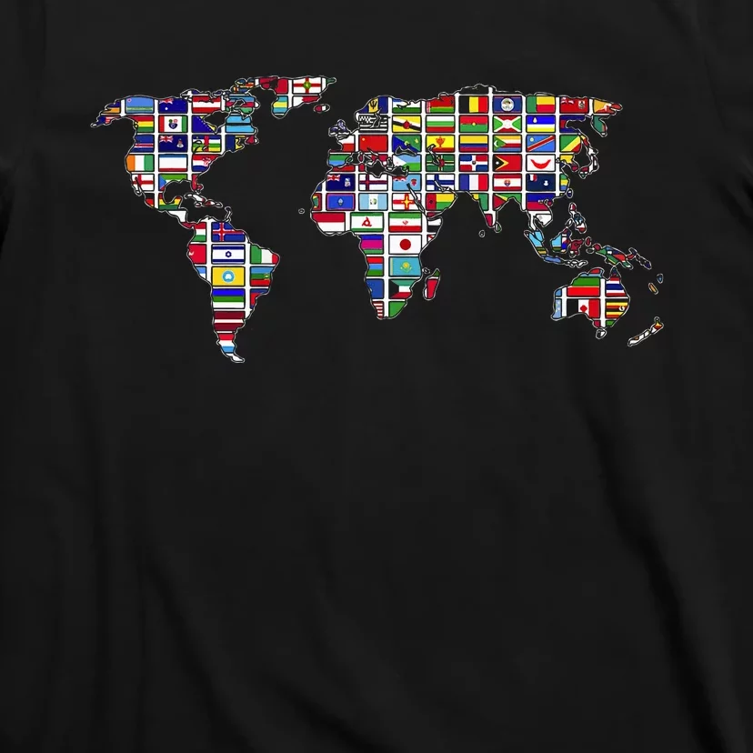 International Country Flags Traveling Countries World Flags T-Shirt