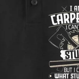 I Can't Fix Stupid Funny Carpentry Woodworking Carpenter Dry Zone Grid Performance Polo