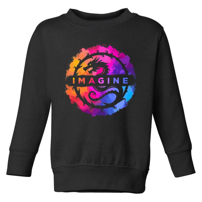 Imagine Colorful Fantasy Toddler Sweatshirt