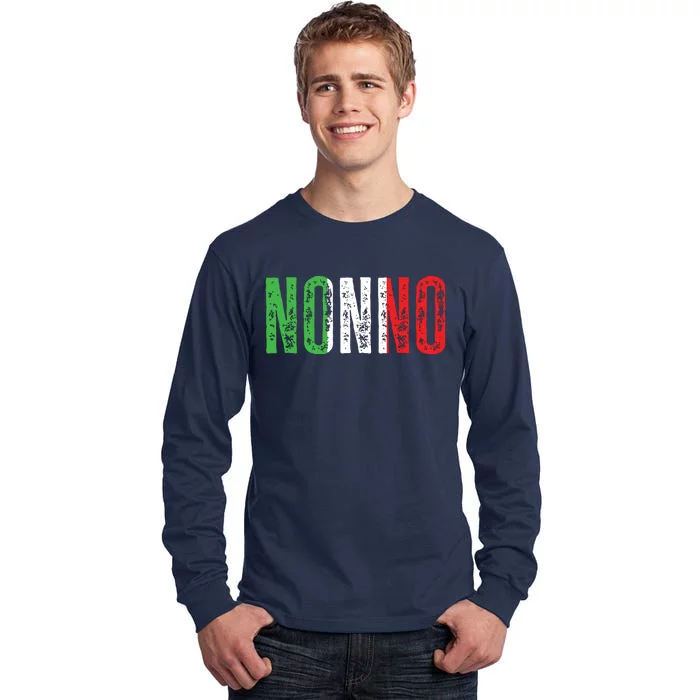 Italian Culture Family Italy Born Nonno Tall Long Sleeve T-Shirt