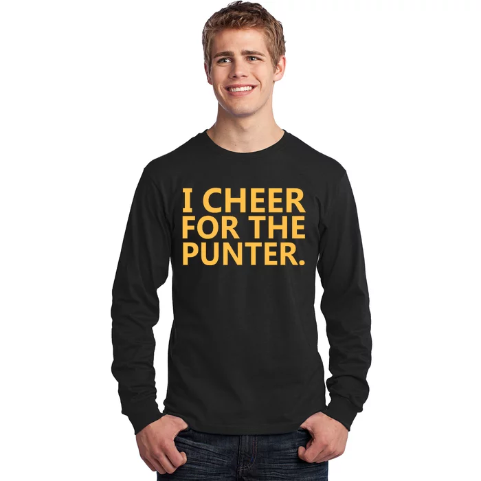 I Cheer For The Punter Iowa Long Sleeve Shirt