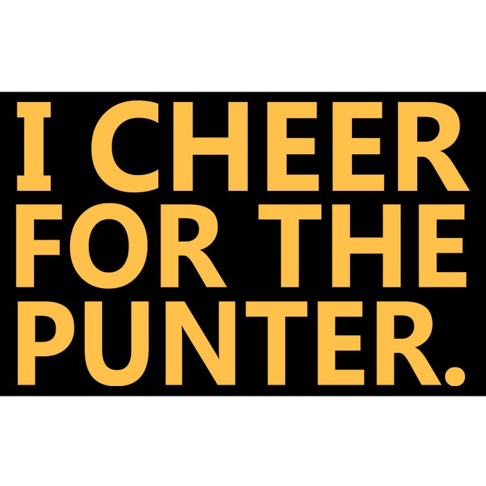 I Cheer For The Punter Iowa Bumper Sticker