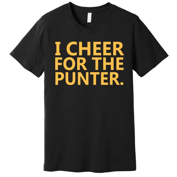 I Cheer For The Punter Iowa Premium T-Shirt