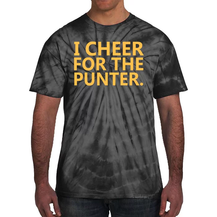 I Cheer For The Punter Iowa Tie-Dye T-Shirt