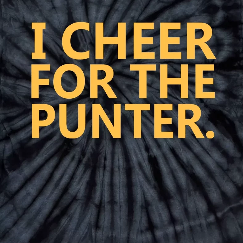 I Cheer For The Punter Iowa Tie-Dye T-Shirt