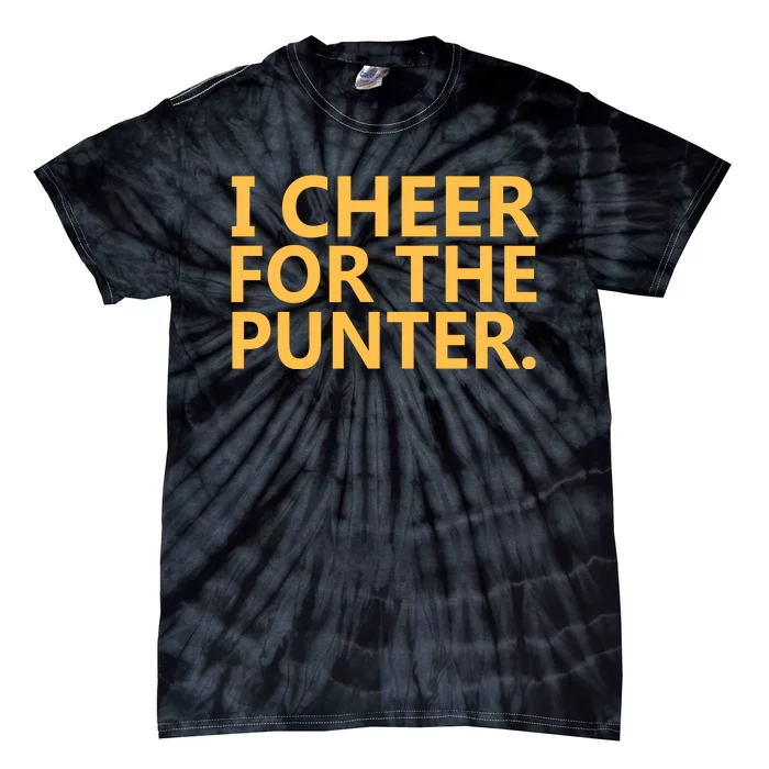 I Cheer For The Punter Iowa Tie-Dye T-Shirt