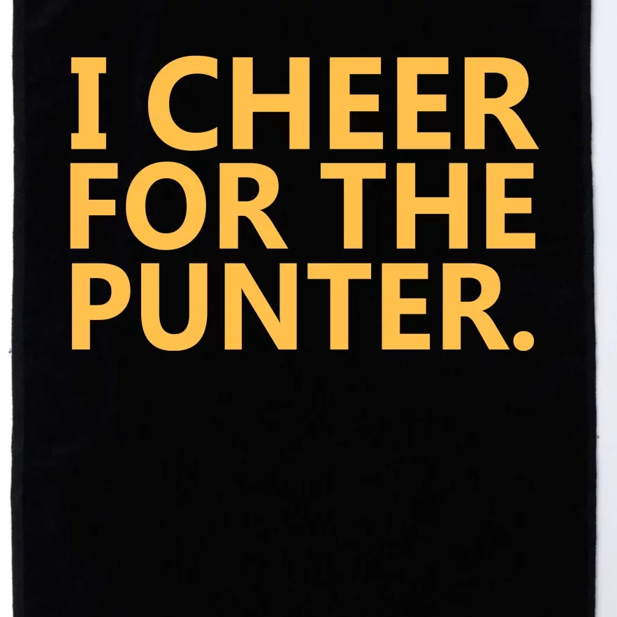 I Cheer For The Punter Iowa Platinum Collection Golf Towel