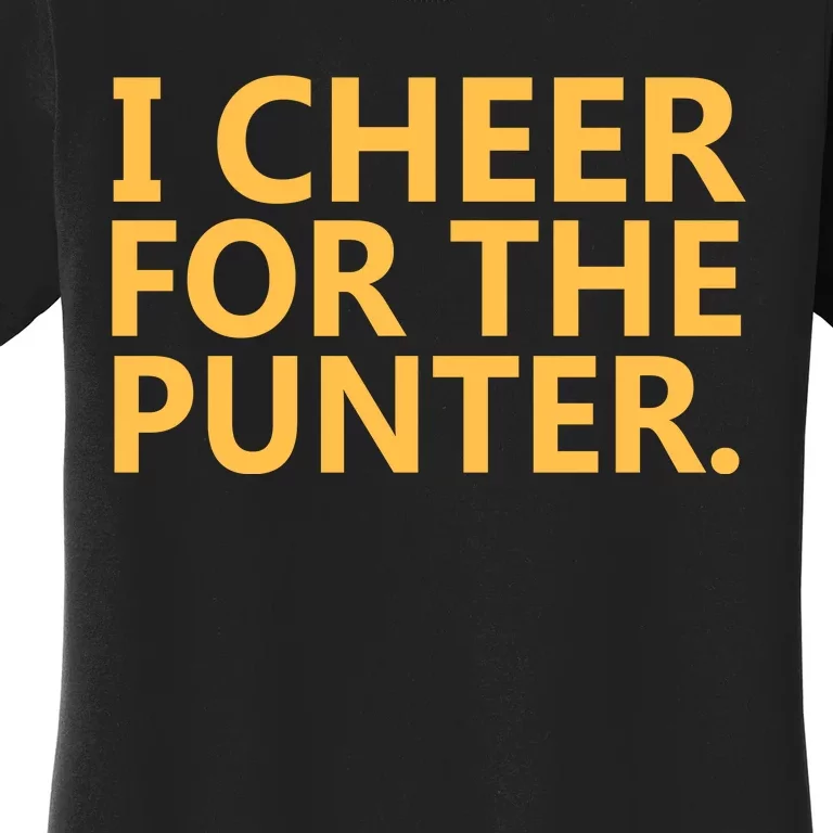 I Cheer For The Punter Iowa Women's T-Shirt