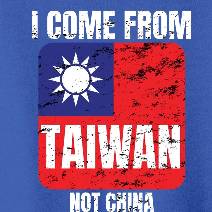 I Come From Taiwan Not China Gift Toddler T-Shirt