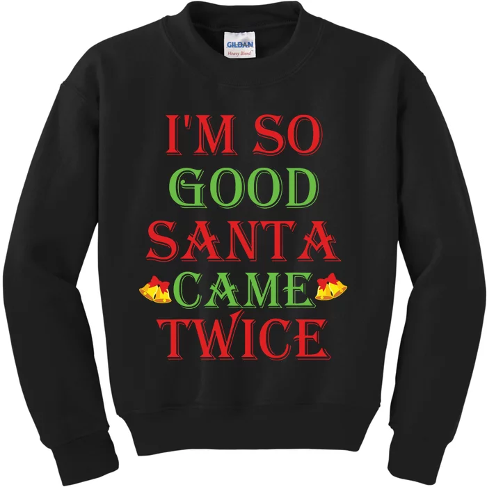 Inappropriate Christmas Funny Xmas Party Gift Kids Sweatshirt