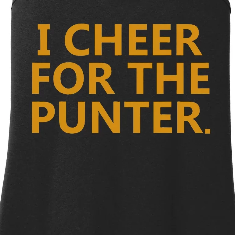 I Cheer For The Punter Ladies Essential Tank