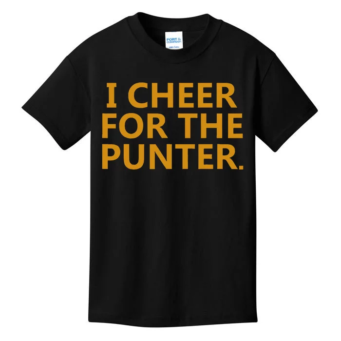 I Cheer For The Punter Kids T-Shirt