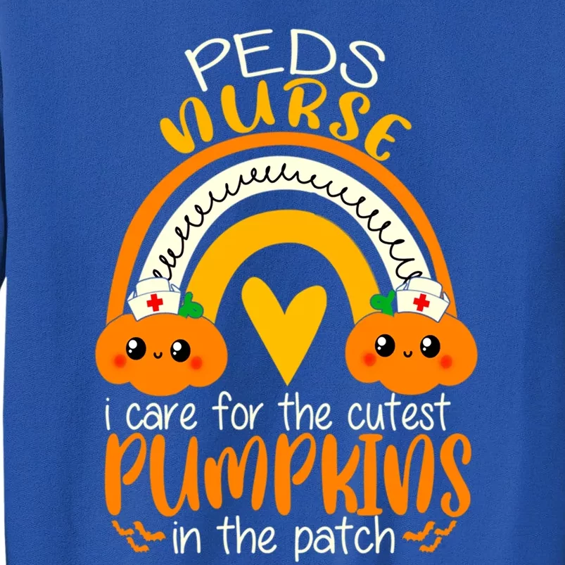 I Care For The Cutest Pumpkins In The Patch Nurse Pumpkin Gift Sweatshirt