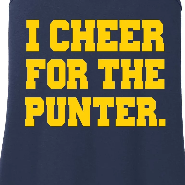 I Cheer For The Punter Ladies Essential Tank