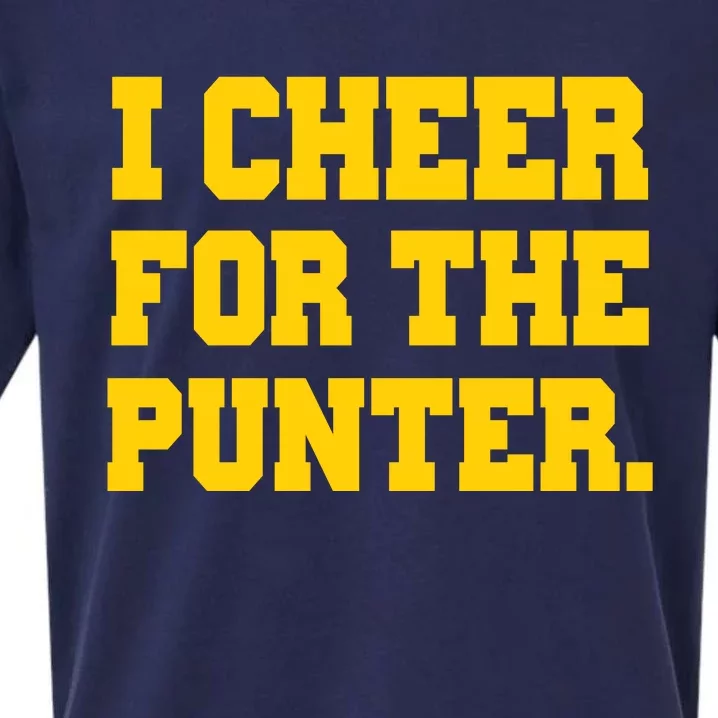 I Cheer For The Punter Sueded Cloud Jersey T-Shirt