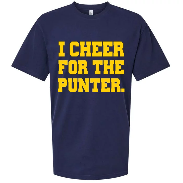 I Cheer For The Punter Sueded Cloud Jersey T-Shirt