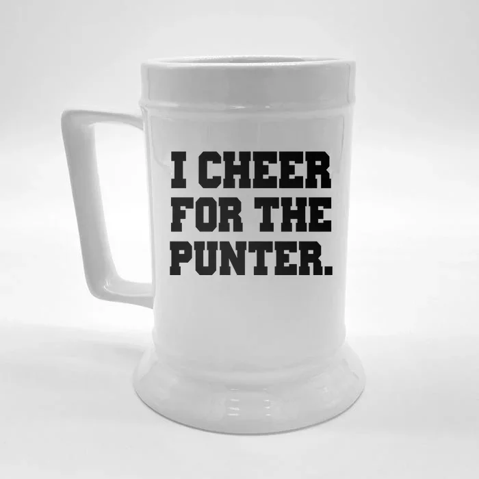 I Cheer For The Punter Front & Back Beer Stein