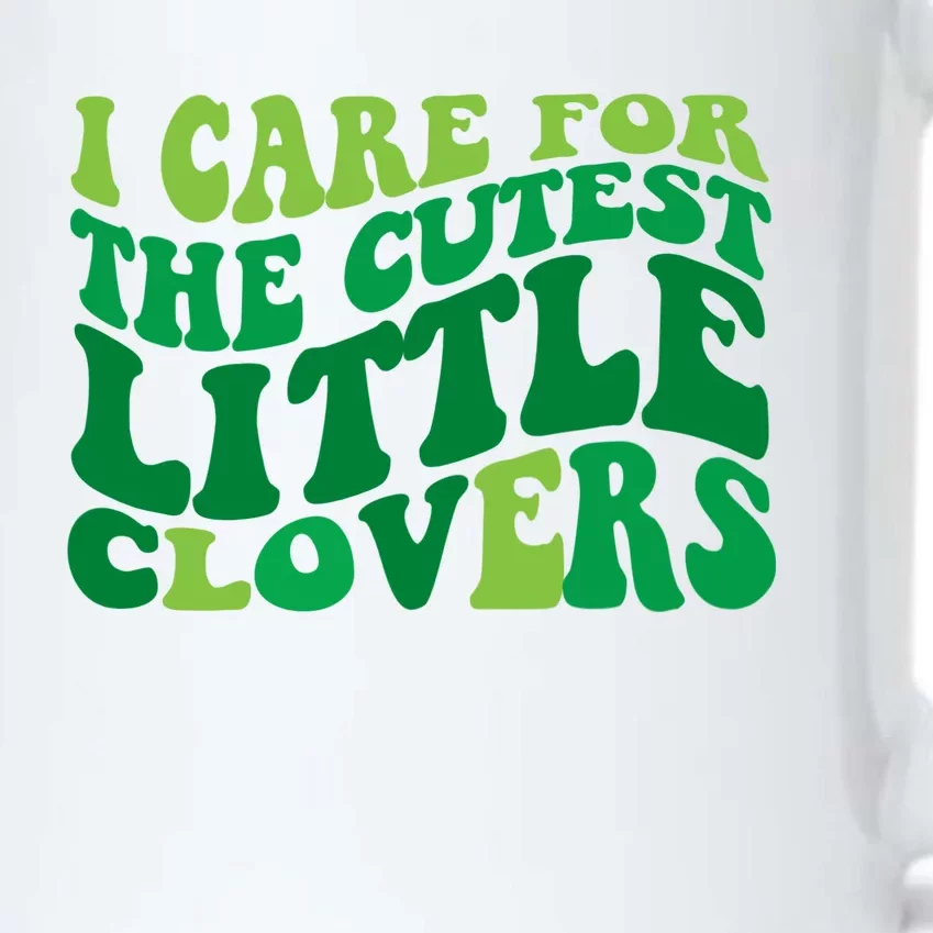 I Care For Cutest Clovers Nurse St Patricks Day Black Color Changing Mug