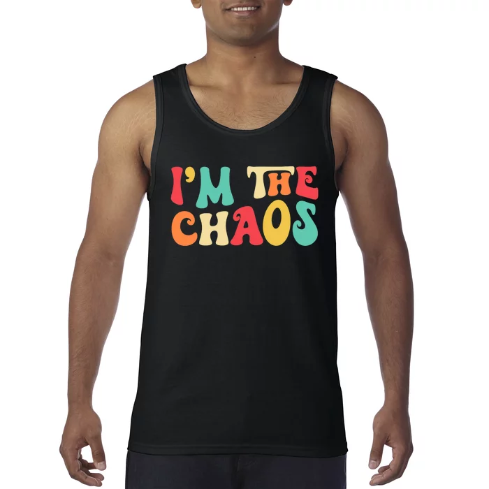 I'm Chaos Funny Family Matching Mother Daughter Son Tank Top