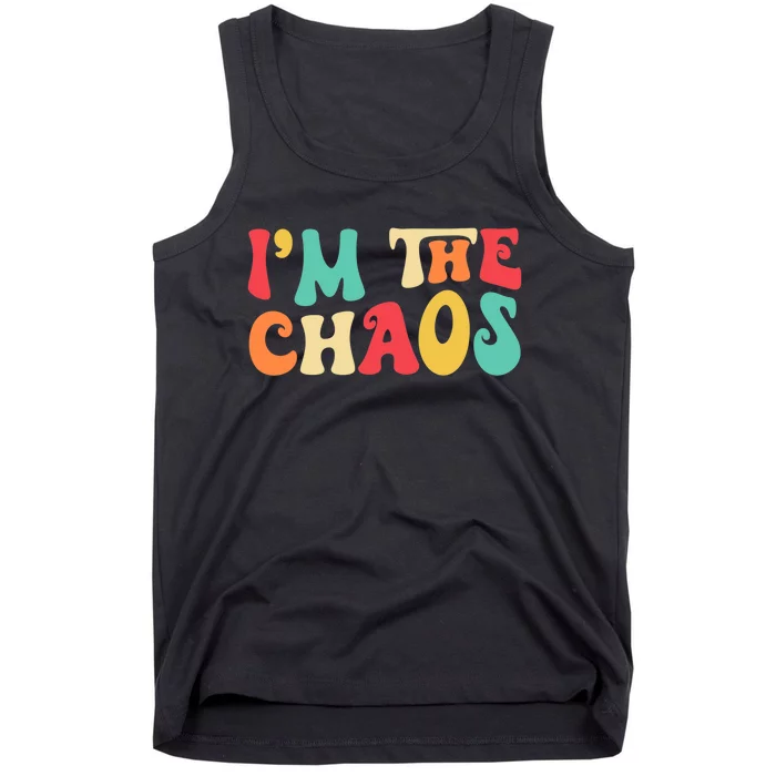 I'm Chaos Funny Family Matching Mother Daughter Son Tank Top