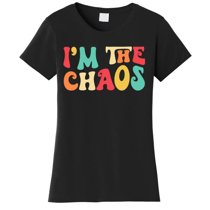 I'm Chaos Funny Family Matching Mother Daughter Son Women's T-Shirt