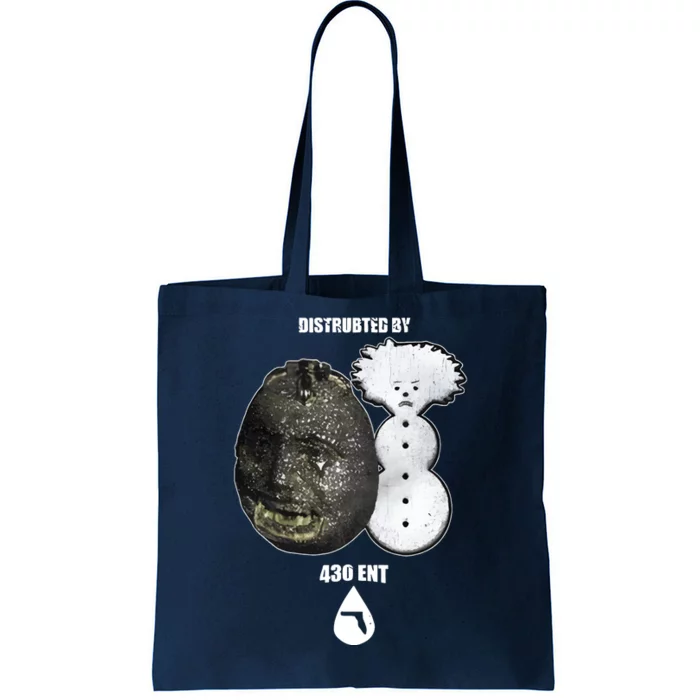 I CanT Feel My Face Too Distrubted By 430 Ent Tote Bag