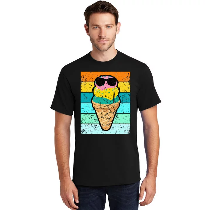 Ice Cream Funny Ice Cream Beach Pool Party Tall T-Shirt