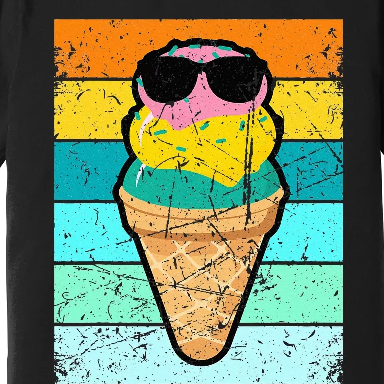 Ice Cream Funny Ice Cream Beach Pool Party Premium T-Shirt