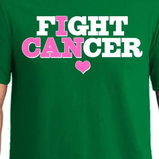 I Can Fight Cancer Breast Cancer Awareness Warrior Pajama Set