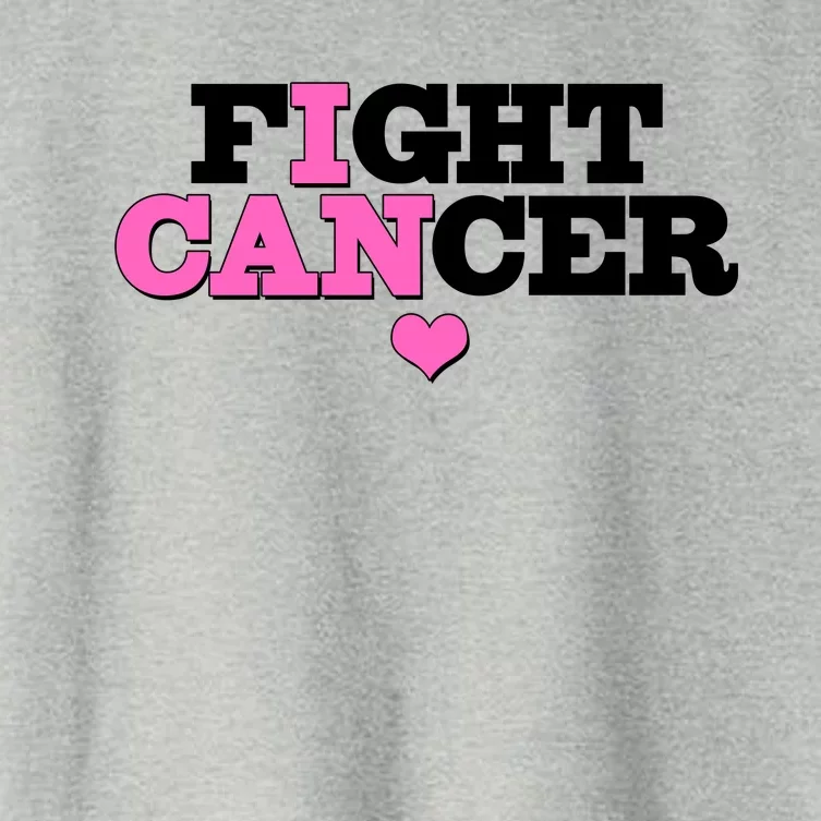 I Can Fight Cancer Breast Cancer Awareness Warrior Women's Crop Top Tee