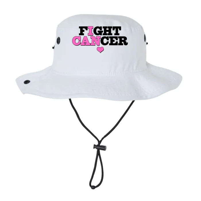 I Can Fight Cancer Breast Cancer Awareness Warrior Legacy Cool Fit Booney Bucket Hat