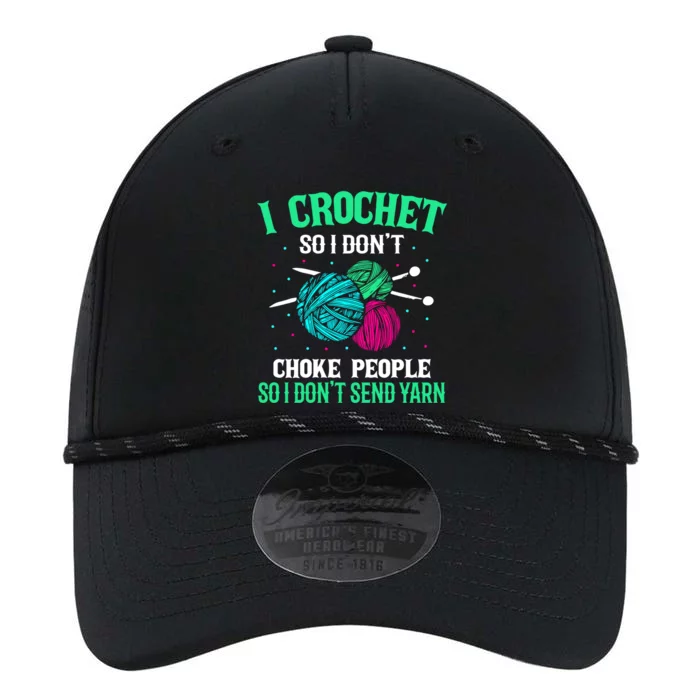 I Crochet Funny Crocheting Knitting Quilter Crochet Lover Great Gift Performance The Dyno Cap