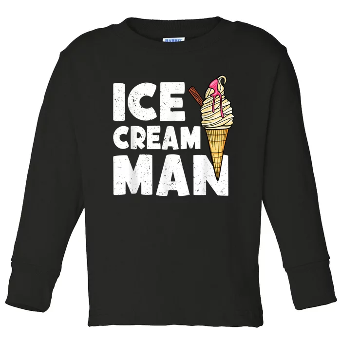 Ice Cream  Funny Ice Cream Tee Men Ice Cream Toddler Long Sleeve Shirt