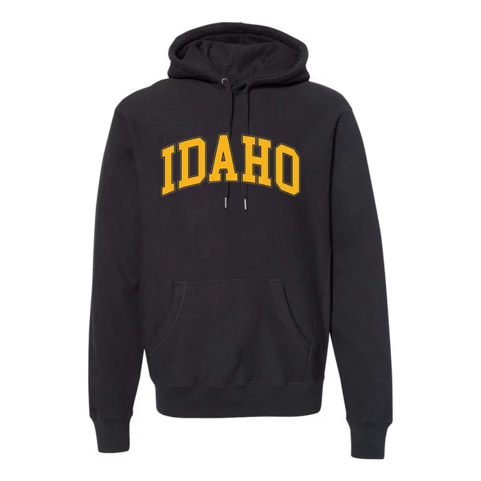 Idaho Classic Font State Premium Hoodie