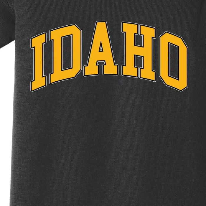 Idaho Classic Font State Baby Bodysuit