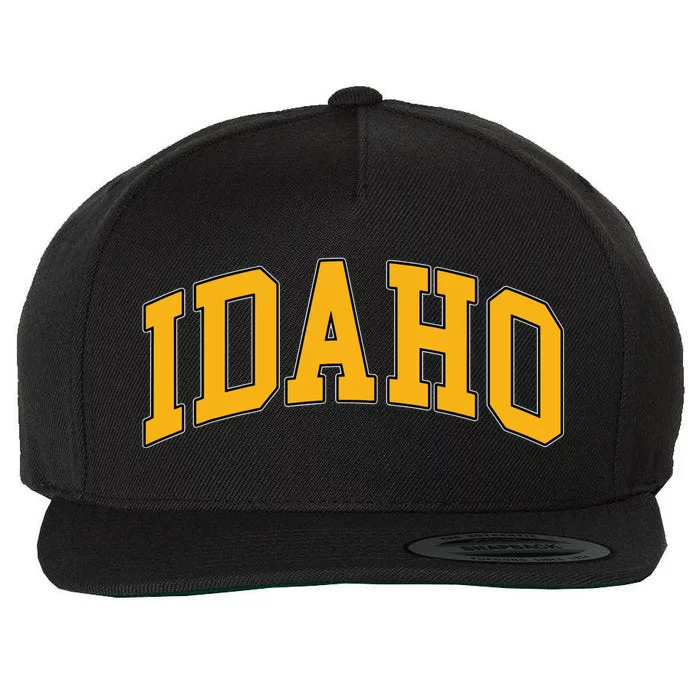 Idaho Classic Font State Wool Snapback Cap