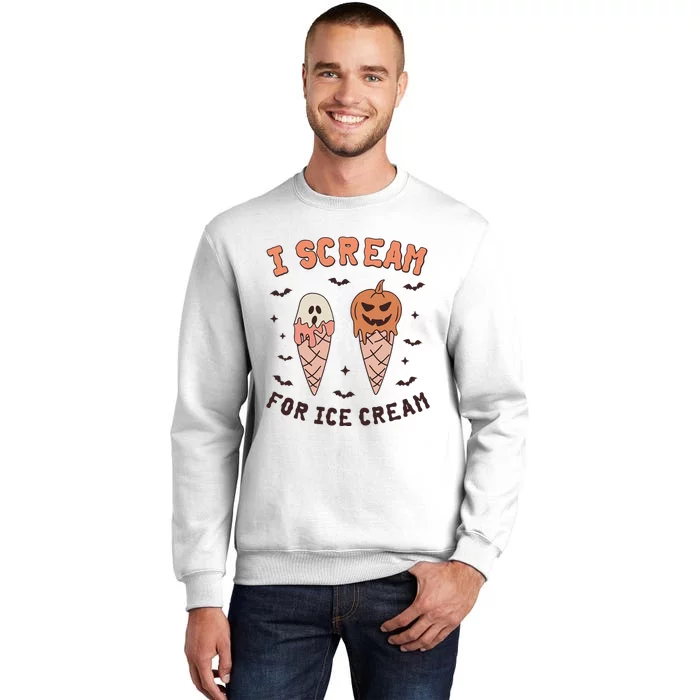 I Cream For Ice Cream Funny Trick Or Treat Halloween Party Sweatshirt