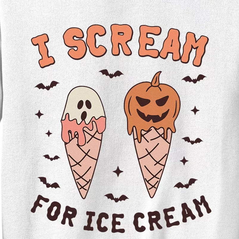 I Cream For Ice Cream Funny Trick Or Treat Halloween Party Sweatshirt