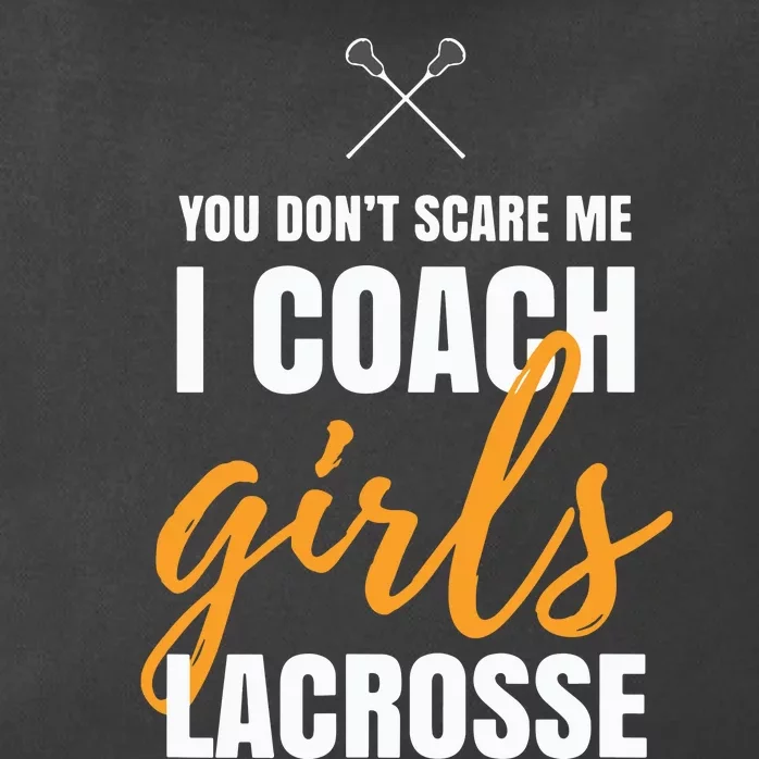 I Coach Girl Lacrosse Coach Lacrosse Girl Quotes Lacrosse Zip Tote Bag