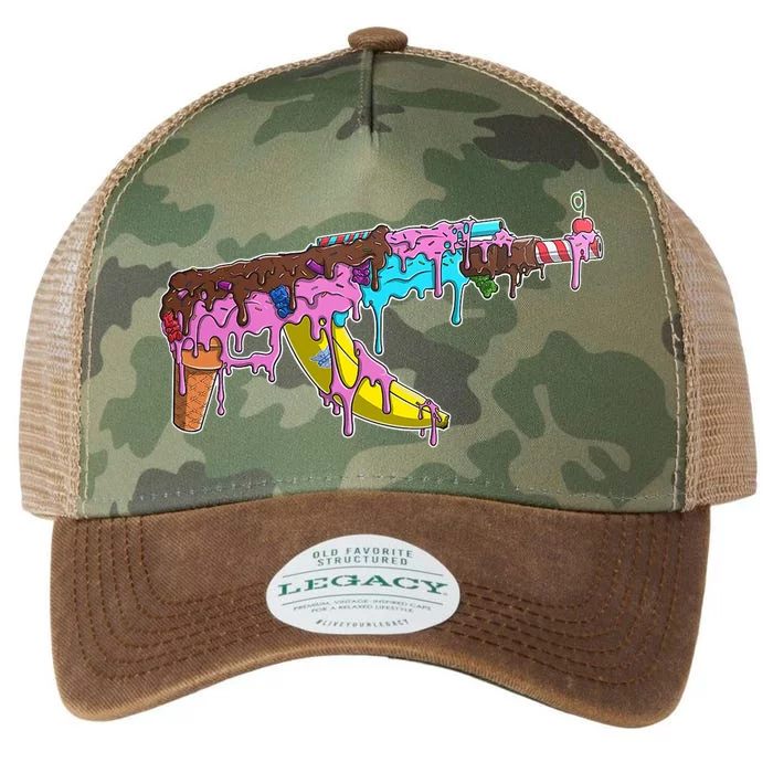 Ice Cream Gun AK47 Legacy Tie Dye Trucker Hat