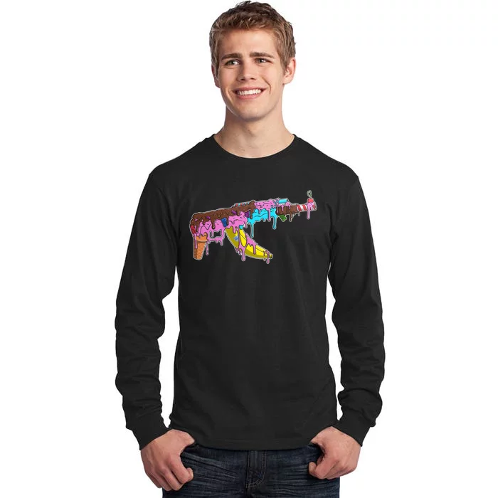 Ice Cream Gun AK47 Tall Long Sleeve T-Shirt