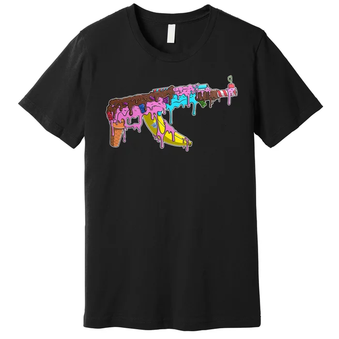 Ice Cream Gun AK47 Premium T-Shirt