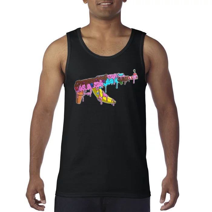 Ice Cream Gun AK47 Tank Top